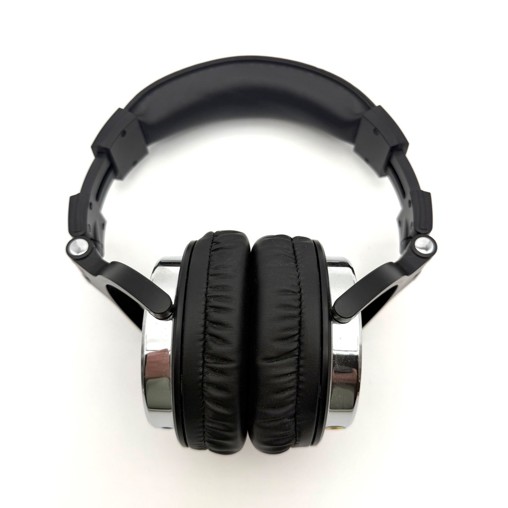 ONEODIO Wired Over-Ear DJ Headphones Black Silver Studio Style